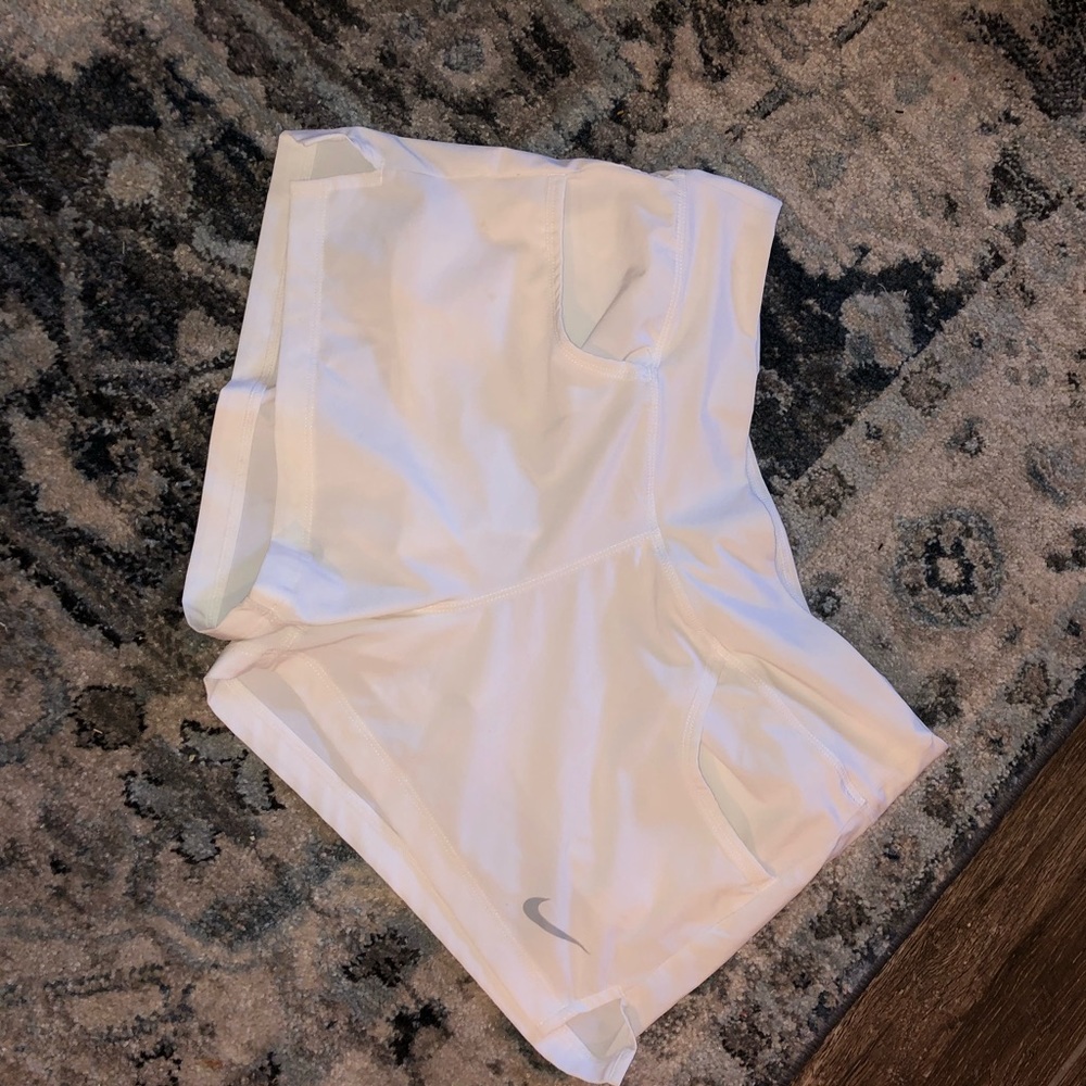 White Nike Shorts